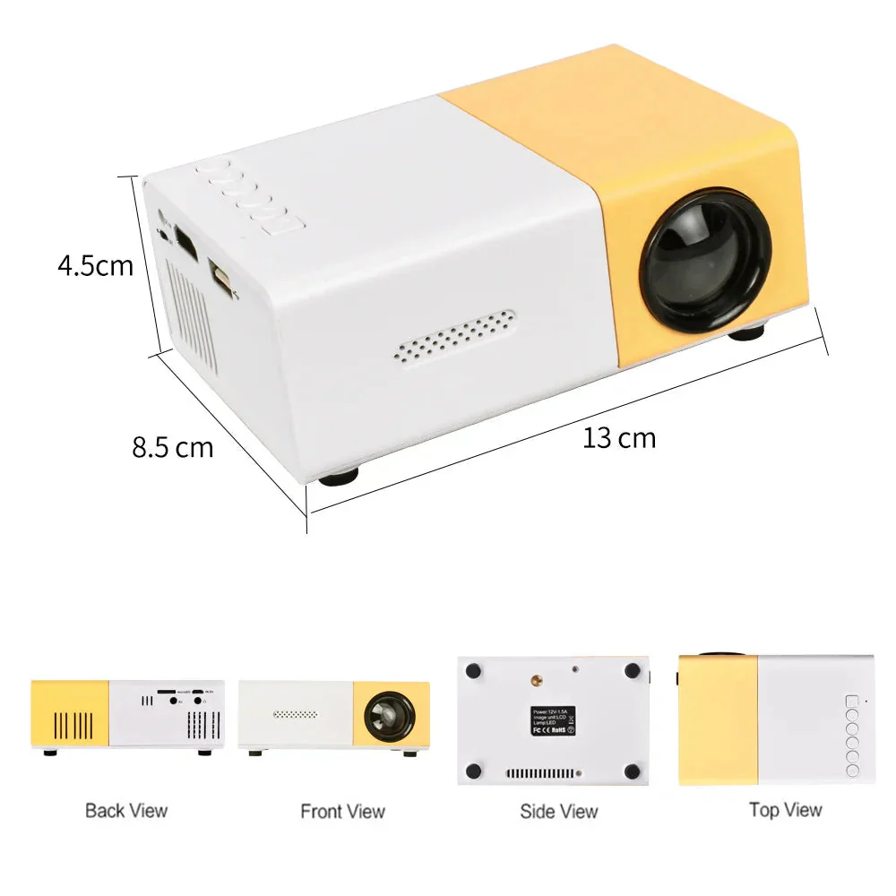 Mini Projector – 1080P Full HD